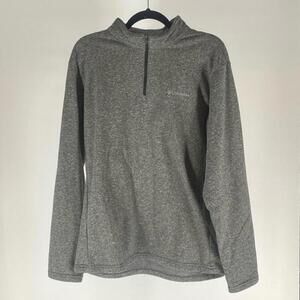 Columbia Men's Gray Half-Zip Pullover
